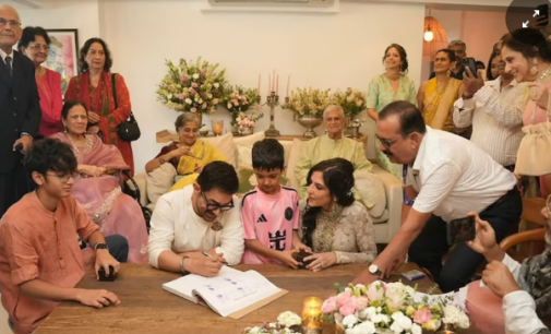 Aamir Khan and Gauri Spratt are now married