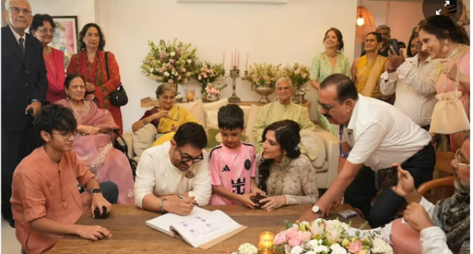 Aamir Khan and Gauri Spratt are now married