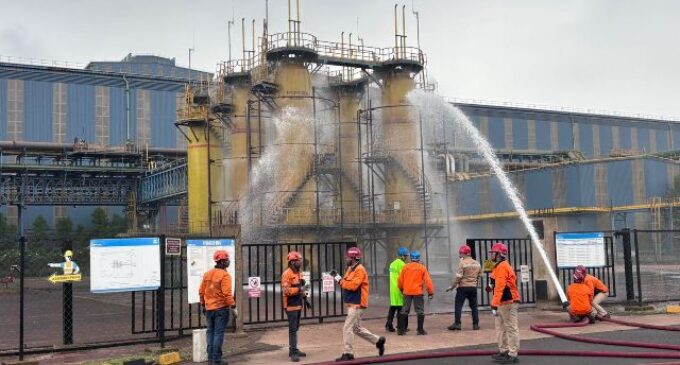 Full-scale on-site mock drill on fire safety preparedness organized at Tata Steel Kalinganagar