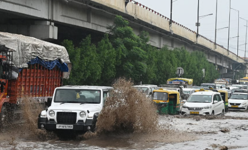Heavy rain cripples Delhi, triggers widespread waterlogging; IMD issues red alert