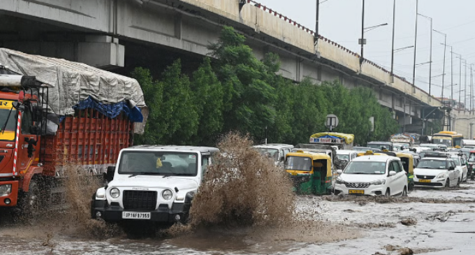 Heavy rain cripples Delhi, triggers widespread waterlogging; IMD issues red alert