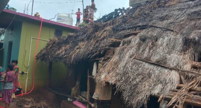 ଘର ପୋଡ଼ି,ନଗଦ ଟଙ୍କା ସହ ଲକ୍ଷାଧିକ ଟଙ୍କାର ସମ୍ପତି ନଷ୍ଟ