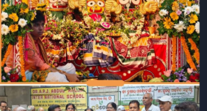 ଭାଲୁଖାଇ ଜଗନ୍ନାଥ ମନ୍ଦିରରେ ଠାକୁରଙ୍କ ସୁନାବେଶ