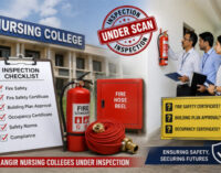Questions raised over fire safety, statutory approvals during inspection of nursing colleges in Odisha’s Balangir