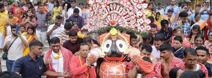 Naveen Jindal Joins Rath Yatra Celebrations in Angul