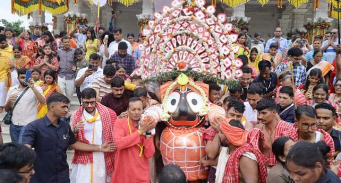 Naveen Jindal Joins Rath Yatra Celebrations in Angul