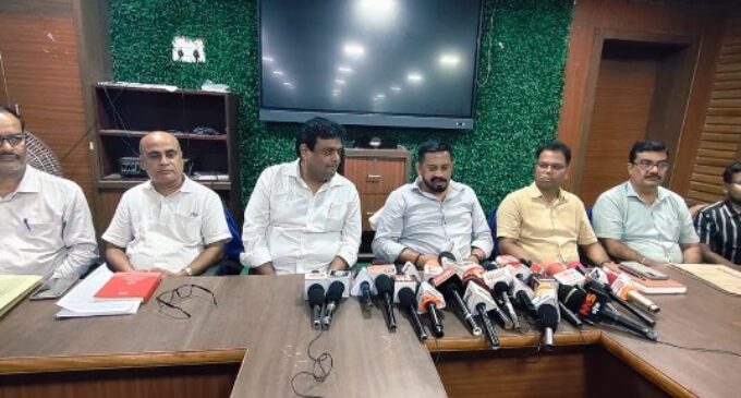 ଧର୍ମଶାଳା ବ୍ଲକରେ ବିଧାୟକ ଶ୍ରୀ ସାହୁଙ୍କ ବନ୍ୟା ସ୍ଥିତିକୁ ନେଇ ସମିକ୍ଷା ଓ ସାମ୍ବାଦିକ ସମ୍ମିଳନୀ