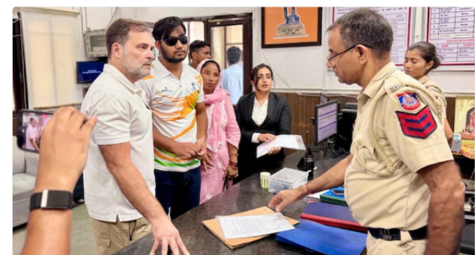Cops file FIR on pellet gun victim’s complaint after Rahul Gandhi’s dharna