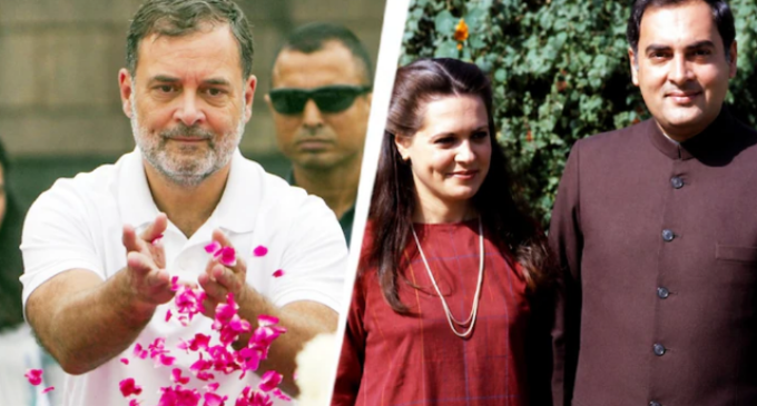 Rahul Gandhi shares Sonia Gandhi’s memoir on Rajiv Gandhi’s birth anniversary