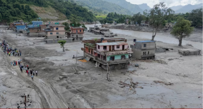 Lake burst in Tibet threatens fresh deluge in flood-hit Nepal after 475 deaths