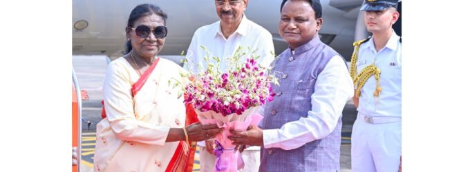 President Murmu begins three-day Odisha visit, receives warm welcome in Bhubaneswar