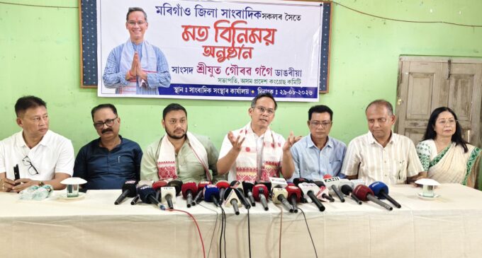 Gaurav Gogoi Demands High-Level Probe into B.J.P Government’s Corruption and Political Bias of Officials in flood Relief operations