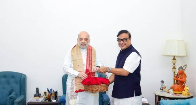 Assam CM meets Amit Shah, discusses flood response and rehabilitation