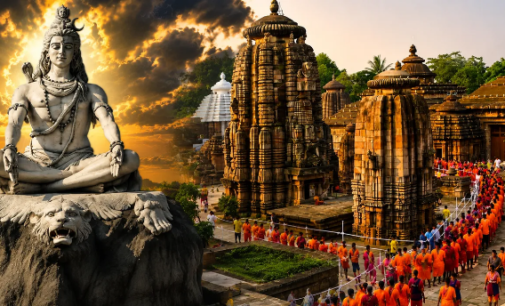 ଆଜି ଶ୍ରାବଣ ମାସର ପ୍ରଥମ ସୋମବାର, ଲିଙ୍ଗରାଜରେ ଲମ୍ବା ଲାଇନ୍‌