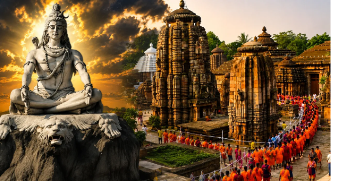 ଆଜି ଶ୍ରାବଣ ମାସର ପ୍ରଥମ ସୋମବାର, ଲିଙ୍ଗରାଜରେ ଲମ୍ବା ଲାଇନ୍‌