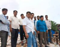Flood Situation Improves Gradually in Jajpur; CE  Behera  Inspect Breach Sites