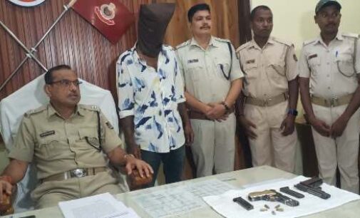 Man Held With Two Country-Made Pistols,  in Jajpur