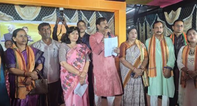 ଗୁରୁଜଙ୍ଗରେ ବିଜେପିର ଜନସମ୍ପର୍କ ଯାତ୍ରା, ୮ କୋଟି ଟଙ୍କାର ଉନ୍ନୟନ ପ୍ରକଳ୍ପ ସମ୍ପର୍କରେ ସୂଚନା ଦେଲେ ବିଧାୟକ