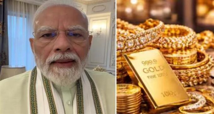 PM Modi hails 7.8% growth amid global wars; urges people not to buy gold or go abroad
