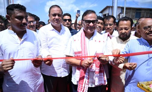 ASSAM CM INAUGURATES INTEGRATED DC OFFICE, CHINAMARA FLYOVER IN JORHAT