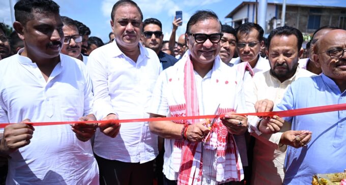 ASSAM CM INAUGURATES INTEGRATED DC OFFICE, CHINAMARA FLYOVER IN JORHAT