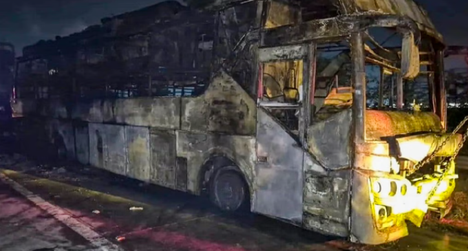 At least nine killed as sleeper bus catches fire on Yamuna Expressway