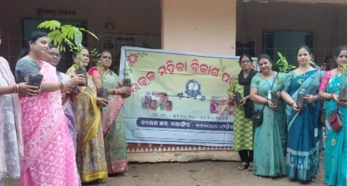 ବଲାଙ୍ଗୀରରେ ମହିଳାଙ୍କ ପରିବେଶ ସଚେତନତା : ସ୍କୁଲ ପରିସରରେ ବୃକ୍ଷରୋପଣ