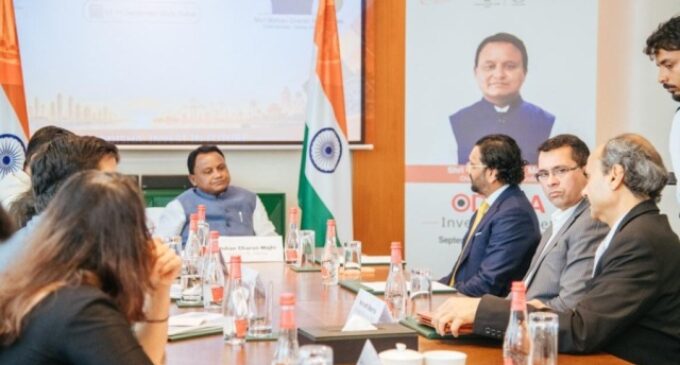 CM Mohan Charan Majhi Meets UAE Minister Abdulla Bin Touq Al Marri