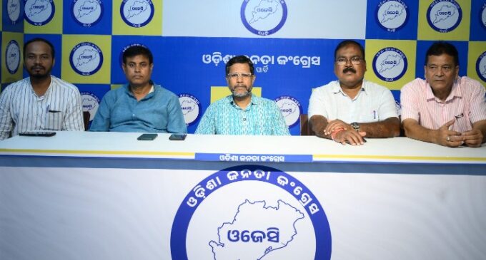 Odisha Janata Congress plans massive protest against MMDR Act, 2026
