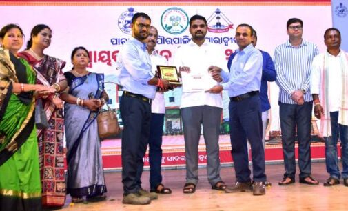 AM/NS Ports conferred with CSR Excellence Samman Award by Paradeep Municipality