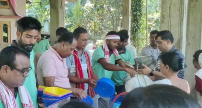 Delhi-Based Publishing Firm Extends Flood Relief to Upper Assam; Mayong Youths Lead Aid Effort in Nazira