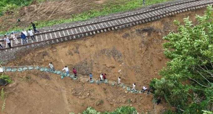 Heavy Rain Erodes Railway Track in Assam-Mizoram Section; Several Trains Cancelled