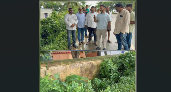 ଗଜପତି: ରାମଲିଙ୍ଗେଶ୍ୱର ମନ୍ଦିର ପରିସରକୁ ଲାଗି ମୁଖ୍ୟ ରାସ୍ତା ପାର୍ଶ୍ୱରେ ବିରାଟ ଗାତ ଓ ଭଙ୍ଗା ଭୂତଳ ପୋଲ