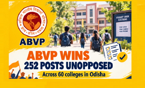 ABVP wins 252 posts unopposed across 60 Odisha colleges