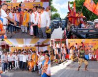 Bharat Rakshaya Mancha holds Shastra Pujan at Ram Mandir in Bhubaneswar