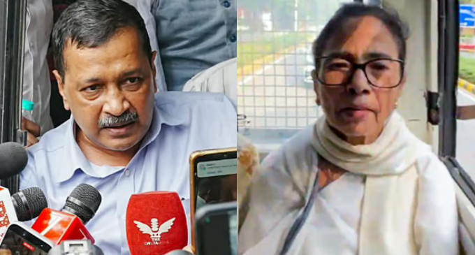 Delhi Police detain Mamata, Kejriwal amid crackdown on CJP protest seeking CEC’s ouster