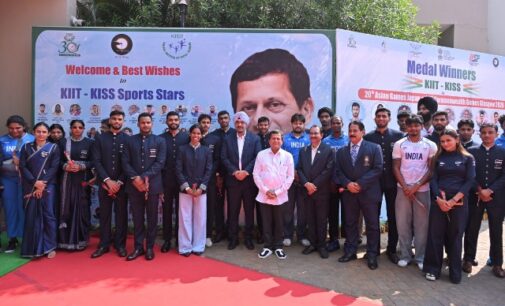 KIIT-KISS felicitates achievers of the 20th Asian Games and 23rd Commonwealth Games with cash awards worth Rs 2.5 crore