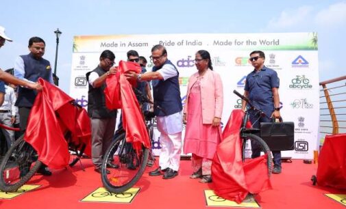 Assam CM launches bamboo-made bicycles