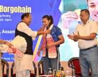 Sports Minister Biswajit Daimary Felicitates Lovlina Borgohain for Asian Games Gold