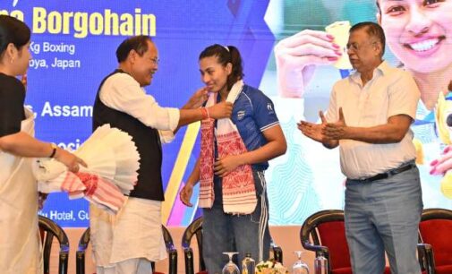 Sports Minister Biswajit Daimary Felicitates Lovlina Borgohain for Asian Games Gold