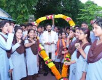 ABVP Candidates Win Unopposed in Dharmasala College Polls, Meet MLA Himanshu Sahoo