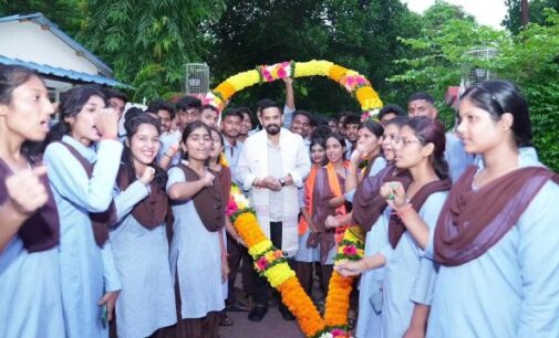 ABVP Candidates Win Unopposed in Dharmasala College Polls, Meet MLA Himanshu Sahoo